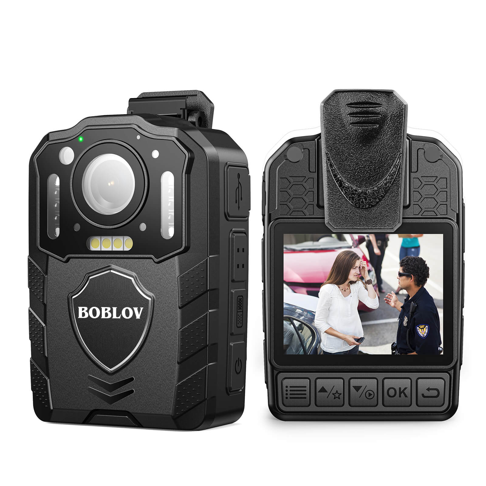 Mini BOBLOV Body Camera Police Security Camera with Audio 1440P