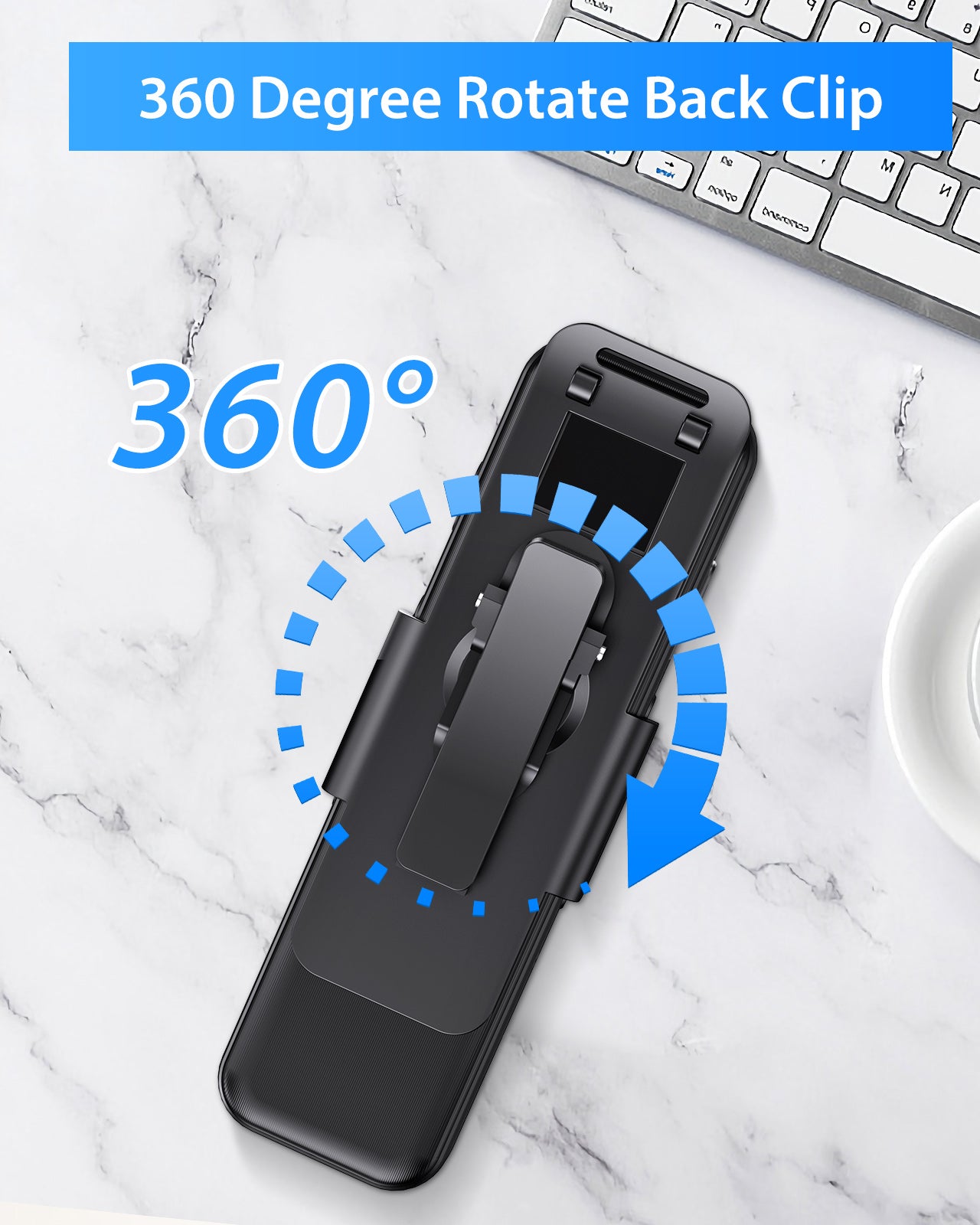 BOBLOV D1 Small Body Camera, WiFi Night Vision Camera, 1080P OLED Screen, 6 hours Recording Time