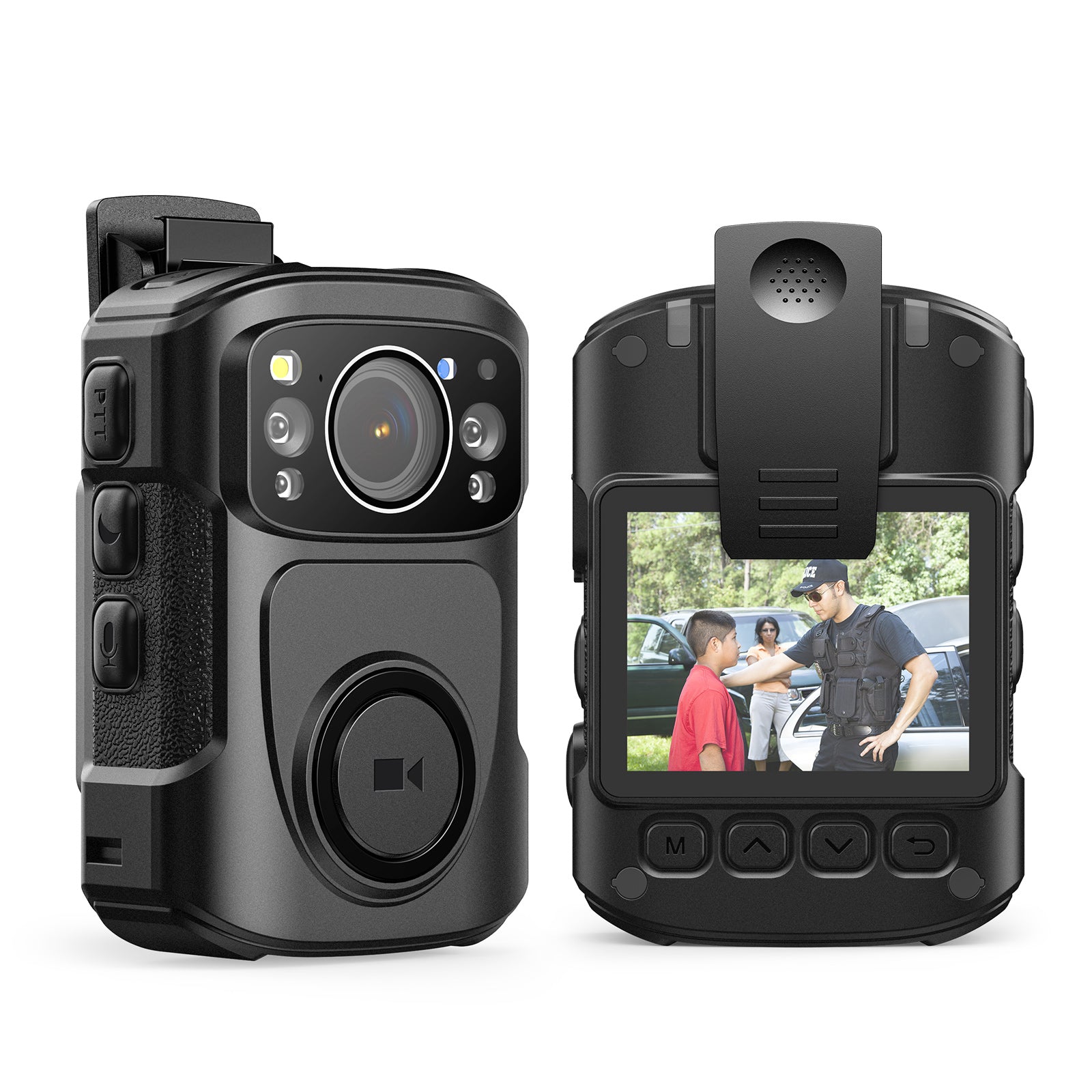 BOBLOV B4K5 4K Body Camera, IP68 GPS Body Worn Camera for 11Hrs Video Record