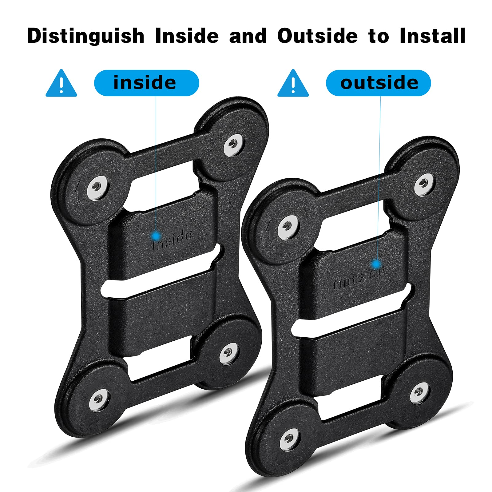 BOBLOV Body Camera Magnet Mount, Universal Magnetic Suction Back Clip Contains Magnets Make from Black Silica,Stick to Clothes for Universal All Brand Body Camera (13x10cm)