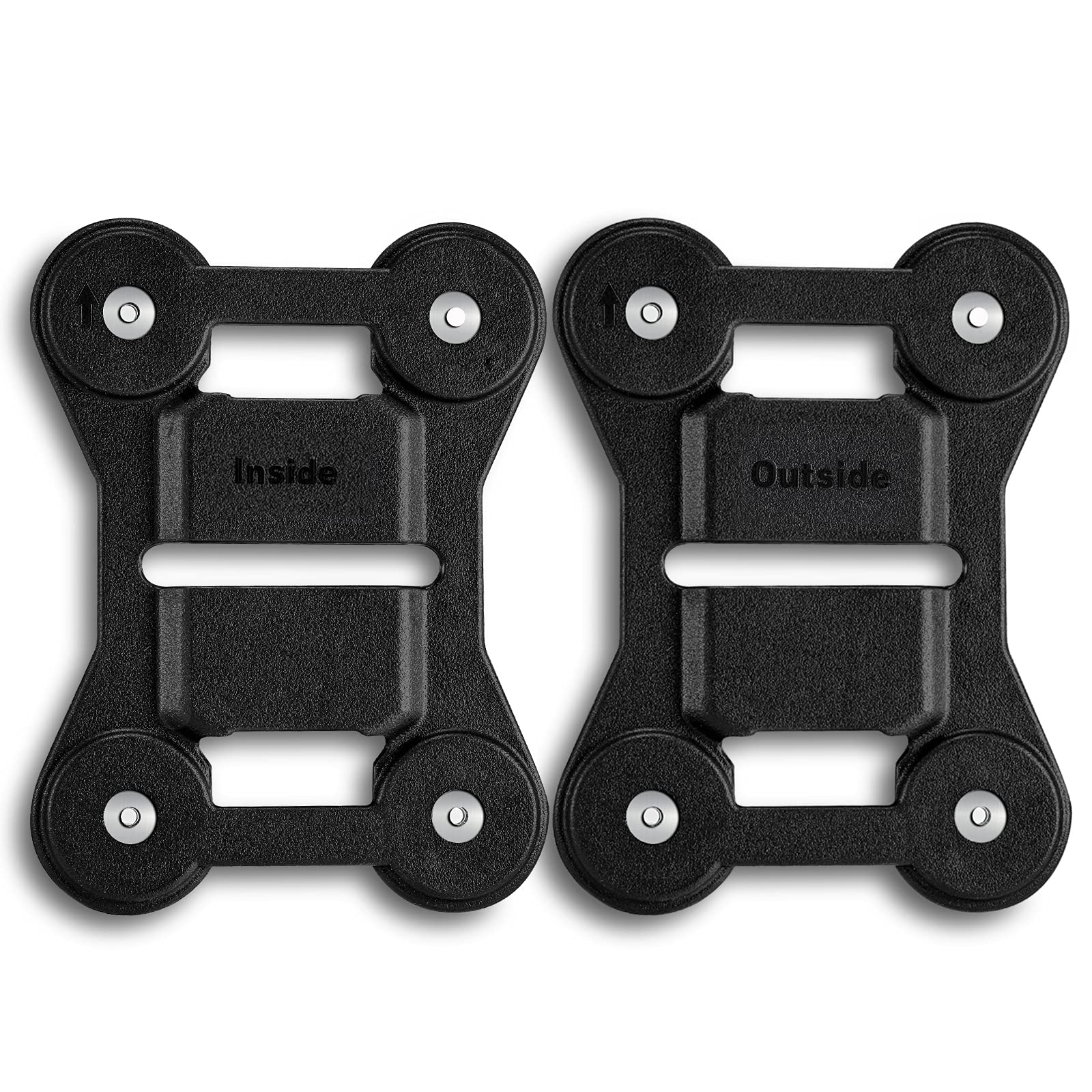 BOBLOV Body Camera Magnet Mount, Universal Magnetic Suction Back Clip Contains Magnets Make from Black Silica,Stick to Clothes for Universal All Brand Body Camera (13x10cm)