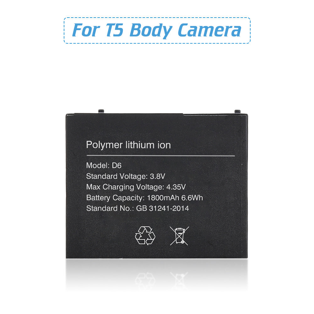 BOBLOV Body Camera T5 extra battery 1 PCS