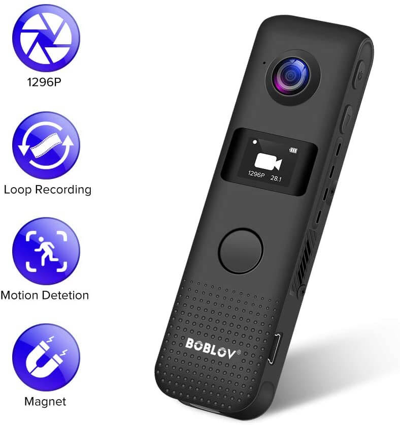 BOBLOV C18 1296P wifi wearable camera HD.1