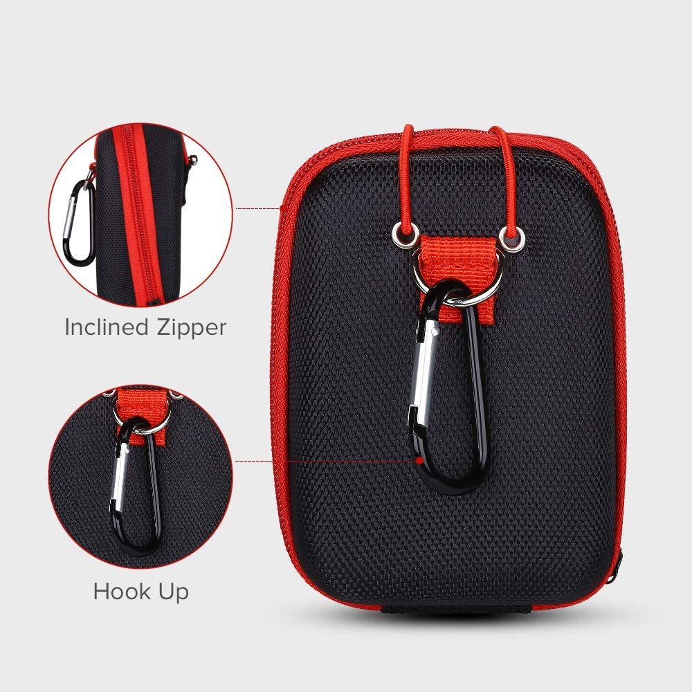 BOBLOV Golf Rangefinder Case Red EVA Hard Cover Compatible with Bushnell Tectectec Nikon Callway Rangefinders