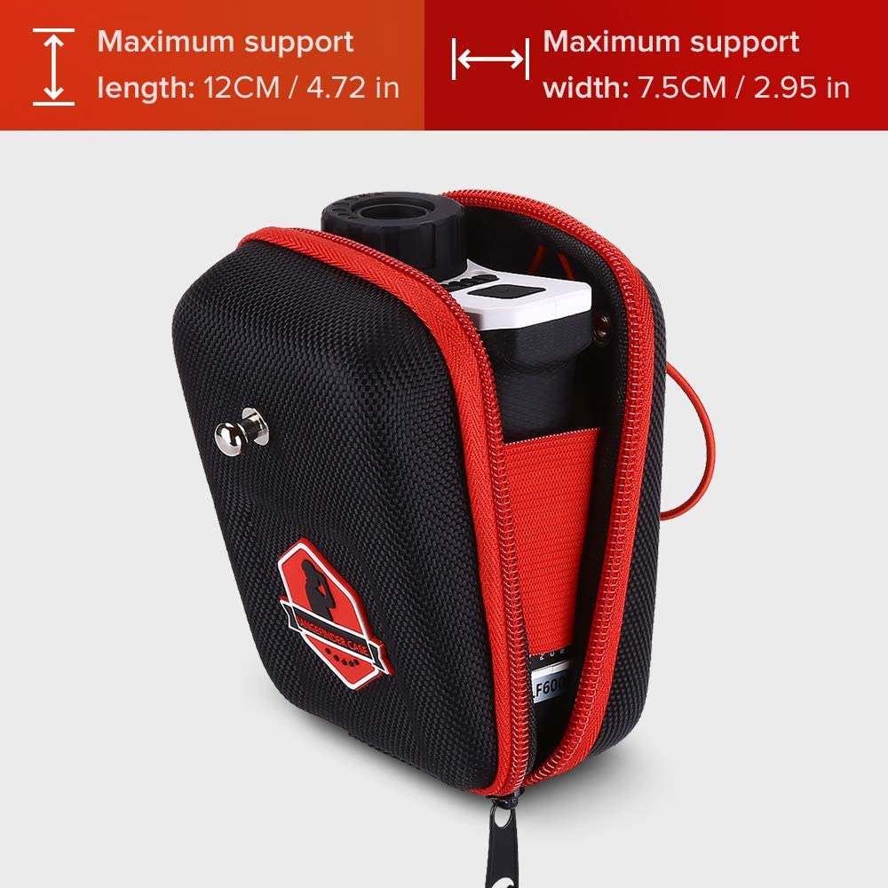 BOBLOV Golf Rangefinder Case Red EVA Hard Cover Compatible with Bushnell Tectectec Nikon Callway Rangefinders