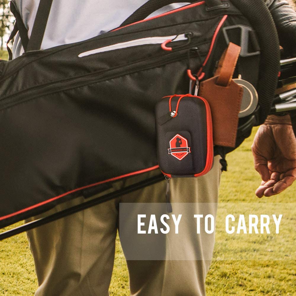 BOBLOV Golf Rangefinder Case Red EVA Hard Cover Compatible with Bushnell Tectectec Nikon Callway Rangefinders