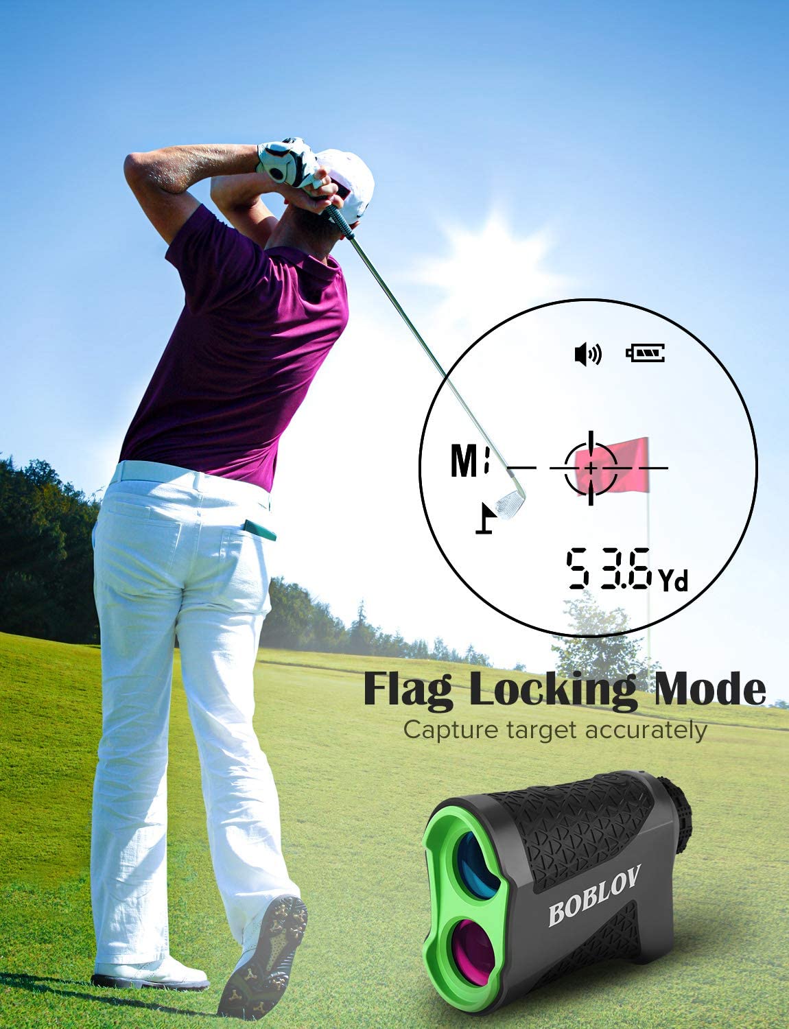 BOBLOV K600AG Golf rangefinder.2