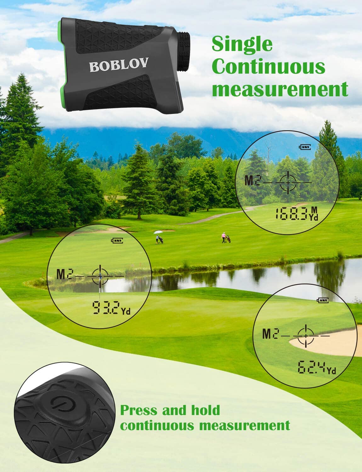 BOBLOV K600AG Golf rangefinder.3