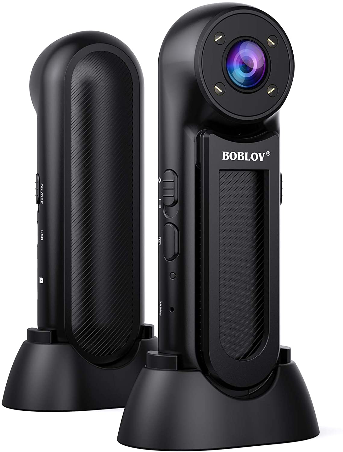 Boblov W2 HD 1080P Wearable Small Pocket Body Camera Night Vision High End Sony IMX307 Sensor 32Gb