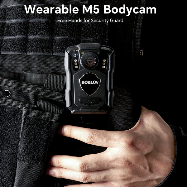 BOBLOV M5 Body Camera | Waterproof Night Vision