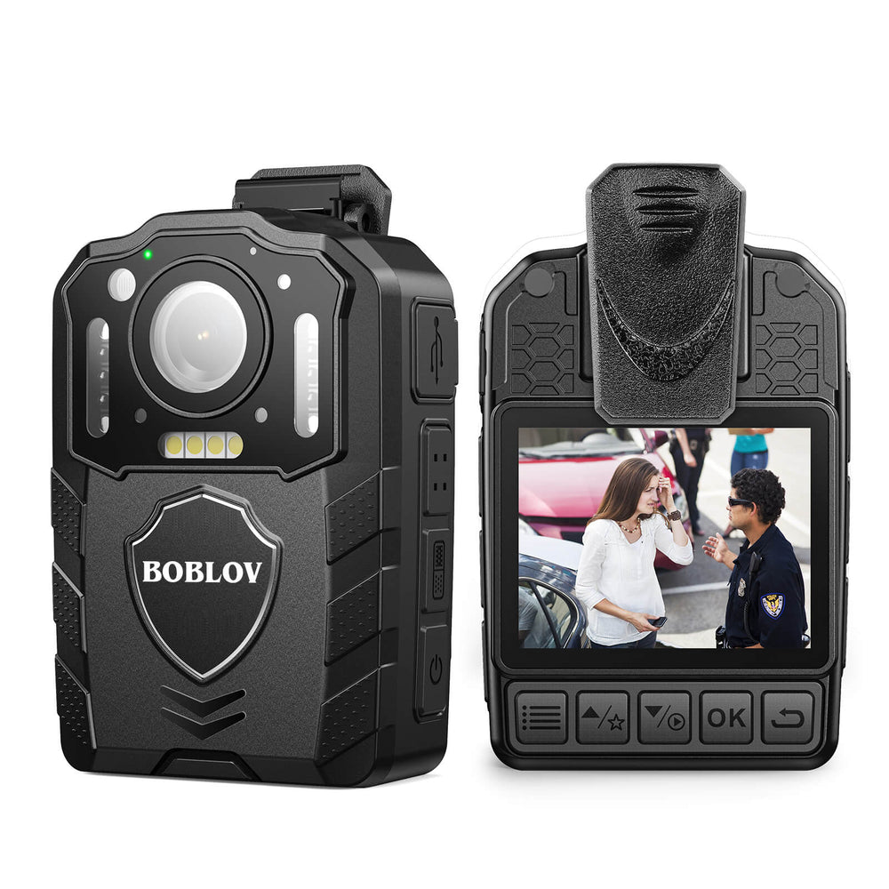BOBLOV KJ25 Body Camera,3000mAh Battery for 13 Hrs Shooting
