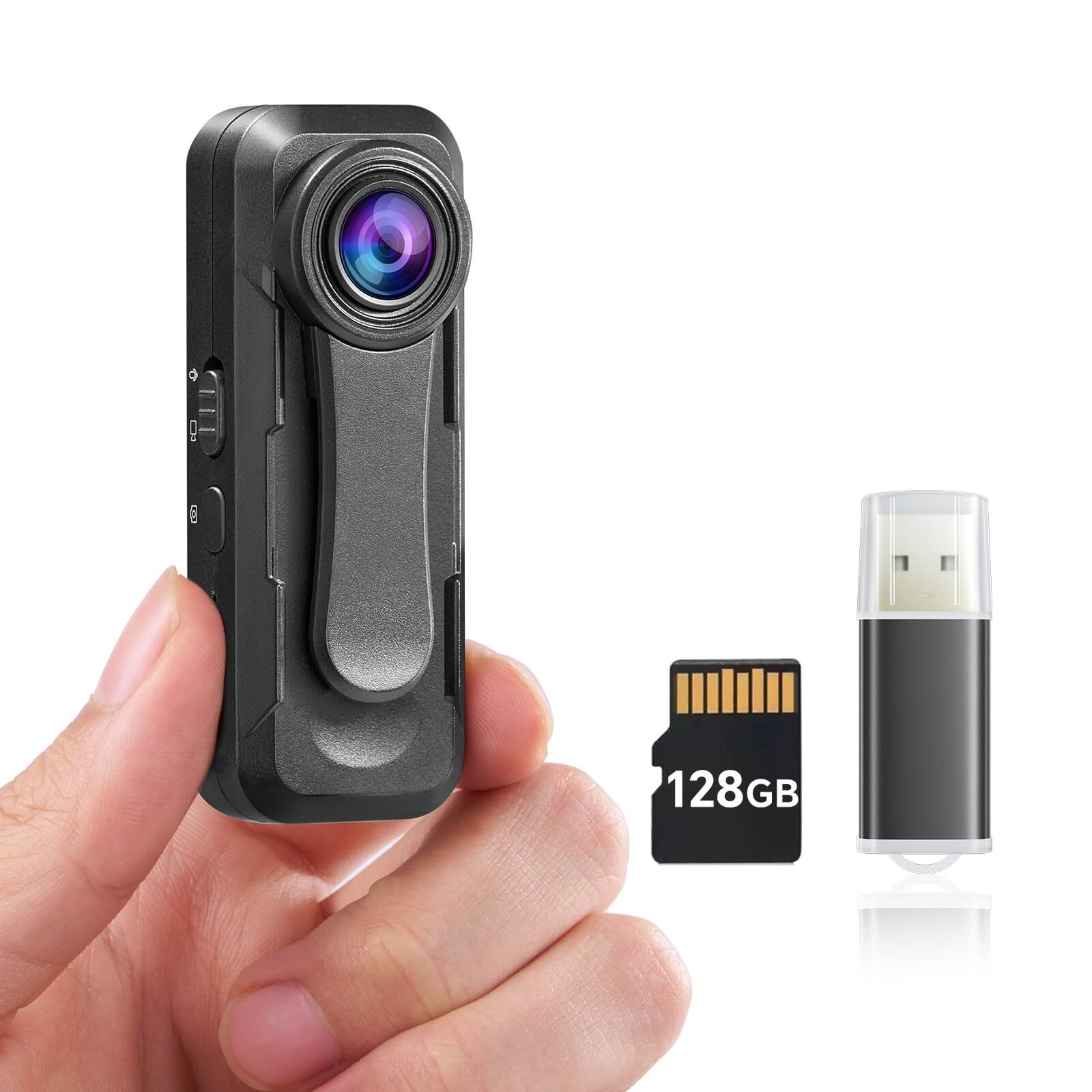 BOBLOV W1 Mini Cam, Wearable Mini Guard Cam for Personal Security,  HD 1080P(32/64/128GB)