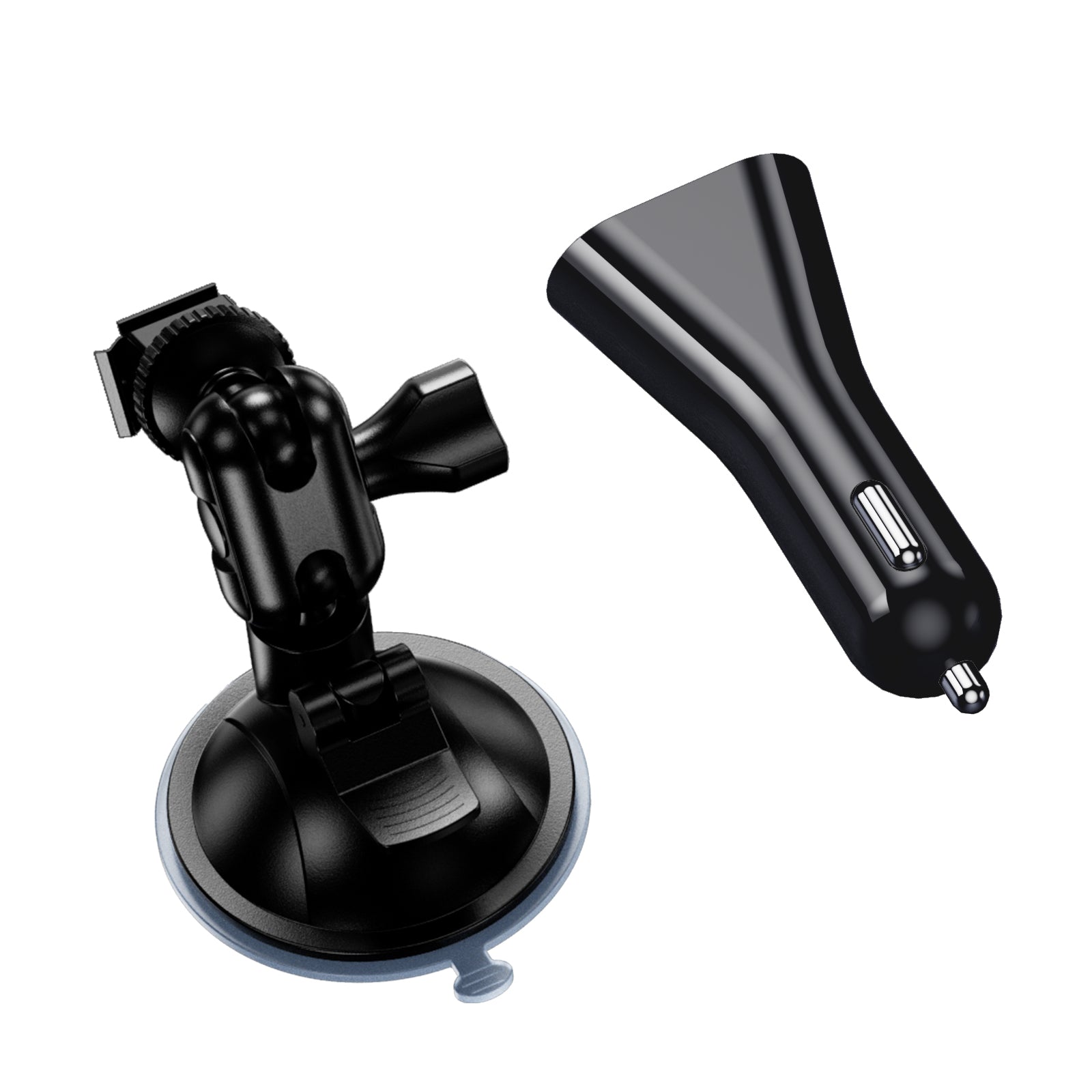 BOBLOV M7 / M7 Pro Car Suction Set, Car Suction Mount & Car Charger ONLY for M7 / M7 Pro Body Camera