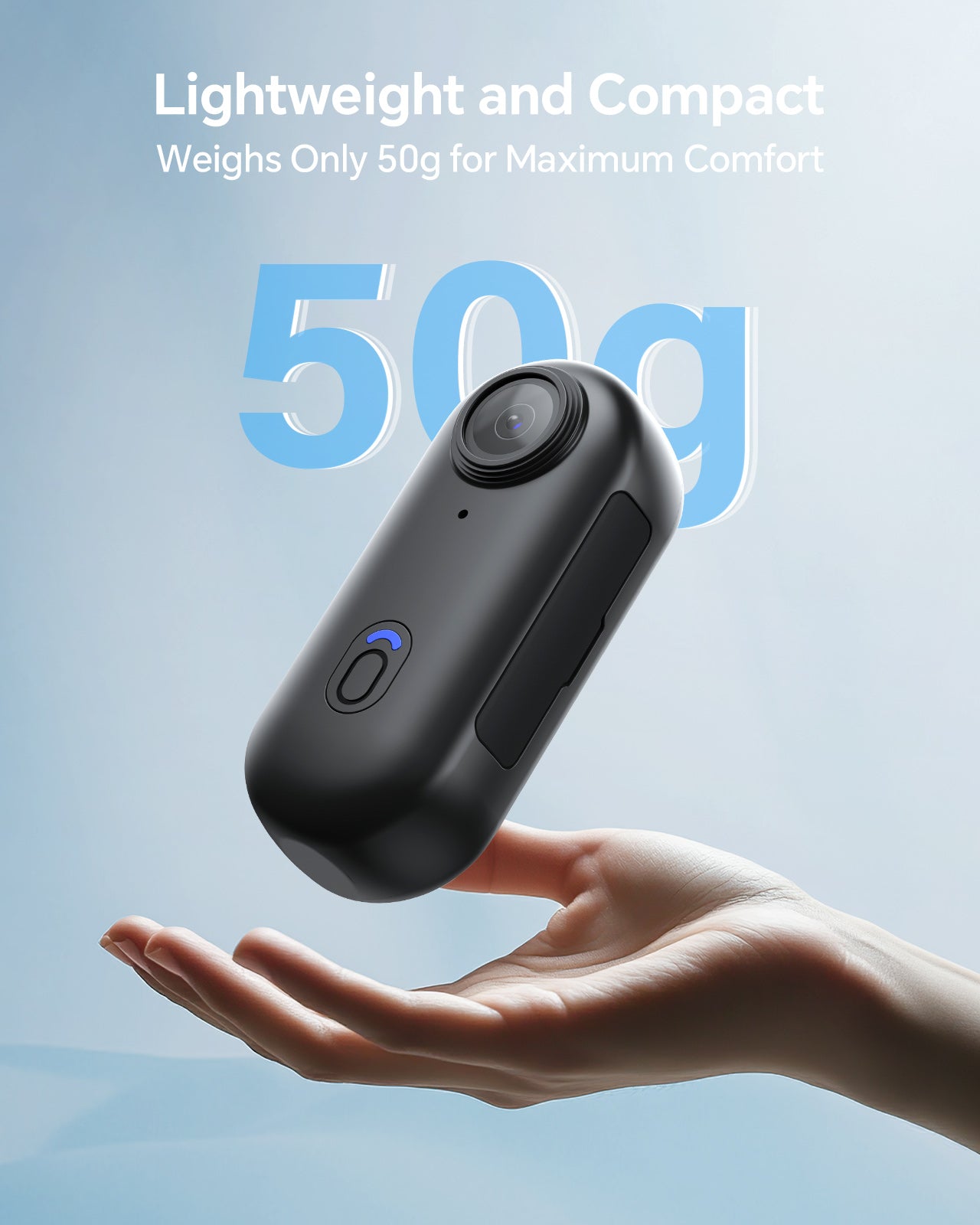 BOBLOV W4 2K Mini Body Camera, Wearable Camera with 360°Rotatable Clip & Magnetic Clip, 120 Minutes for recording