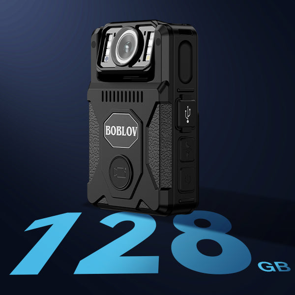 BOBLOV M7Pro 4K GPS Body Camera, 128GB Body Camera with Audio, 180° Rotate Lens, 4000mAh for 14 Hours Video Recording, Fast Charging with 並行輸入品 BOBLOV M7 Pro 4K GPS Body Camera, 180° Rotate BodyCam, 13-15 Hours Rec
