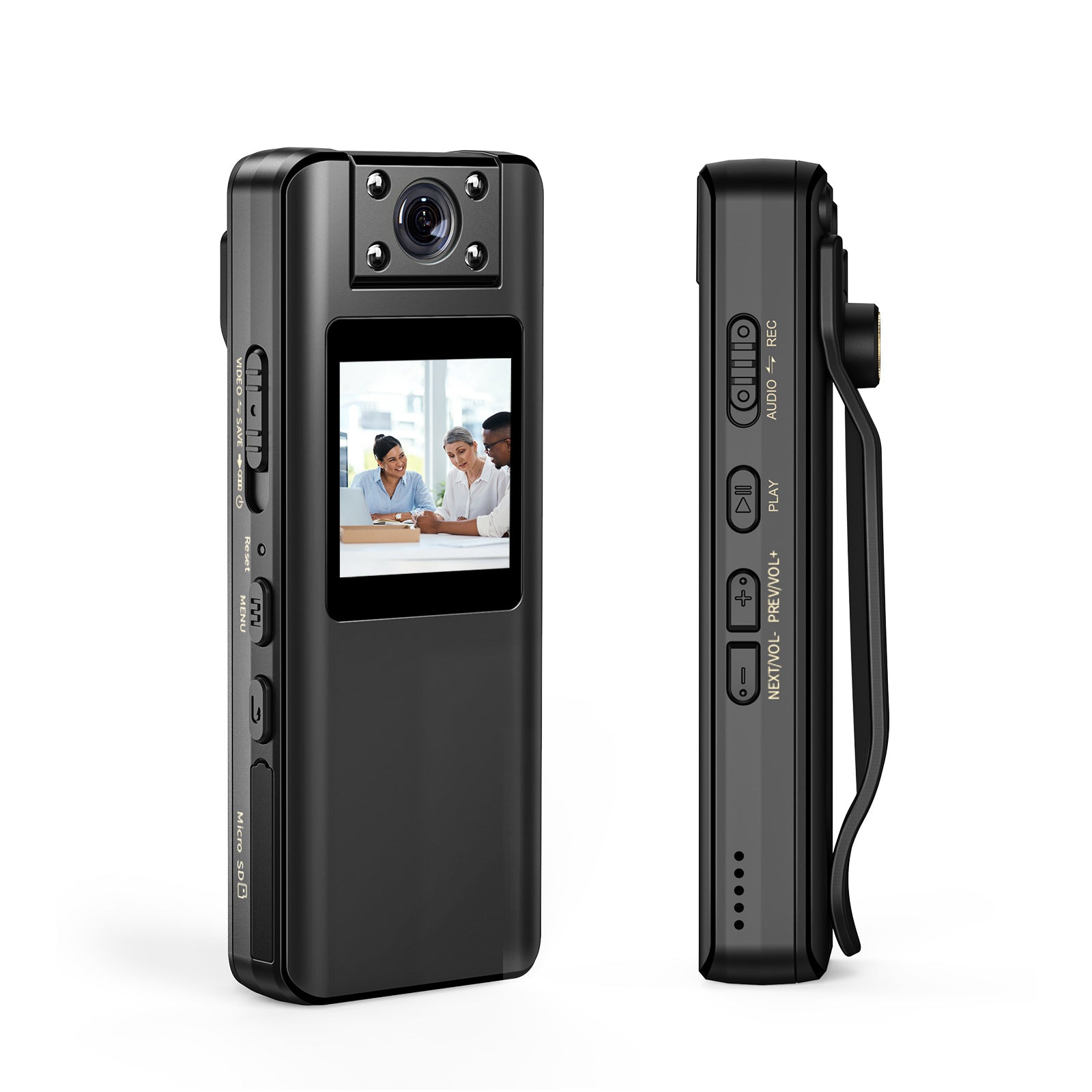 BOBLOV M5 – caméra corporelle 1440P, 64 go, enregistreur de Police,  batterie 4200MAH, caméra poitrine, étanche IP67, Mini caméra corporelle -  AliExpress