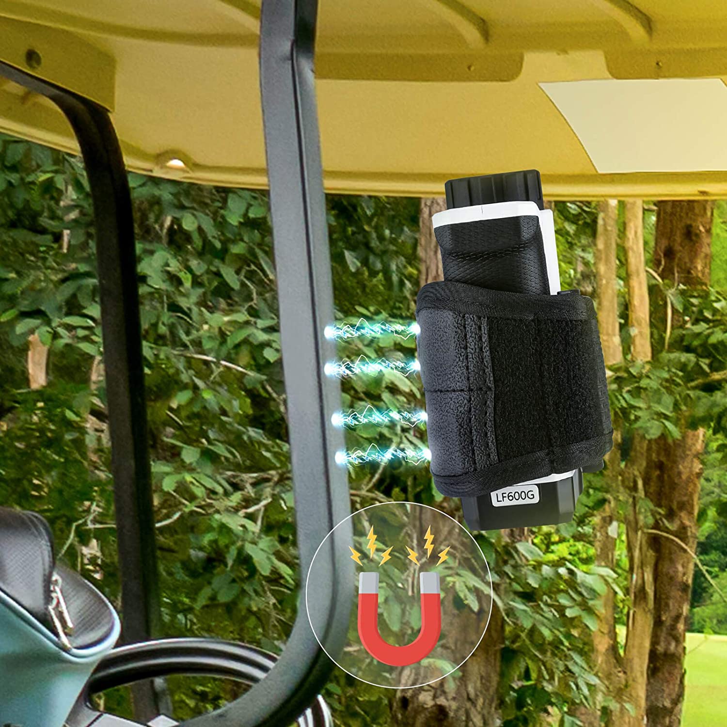BOBLOV Golf Rangerfinder Magnetic Holder Strap,Universal Magnetic Straps for All Brand Rangefinder