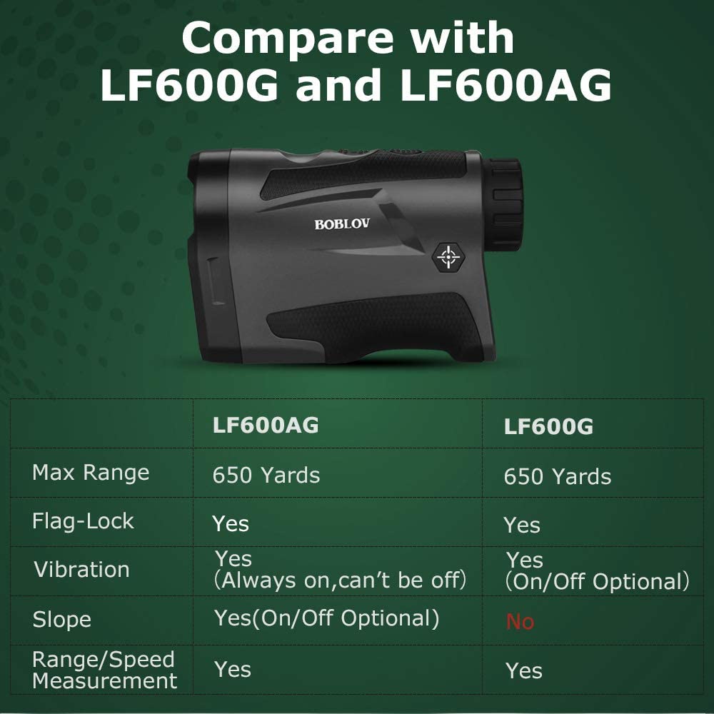BOBLOV LF600AG Golf rangefinder. 7